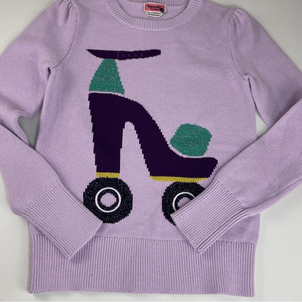 Kate Spade High Heel Roller Skate Sweater Size XXS - Picture 5 of 9
